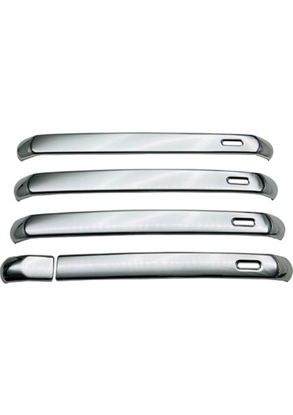 RX350 2023 Için Akıllı Delikli Araba Krom Gümüş Dış Yan Kapı Kolu Çerçeve Kapak Trim (Yurt Dışından)