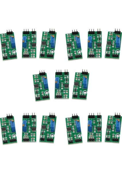 15 Adet LM393 3.5-24V Gerilim Karşılaştırıcı Modülü LED Göstergesi ile Yüksek Seviye Çıkış Analog Karşılaştırıcı Kontrolü (Yurt Dışından)