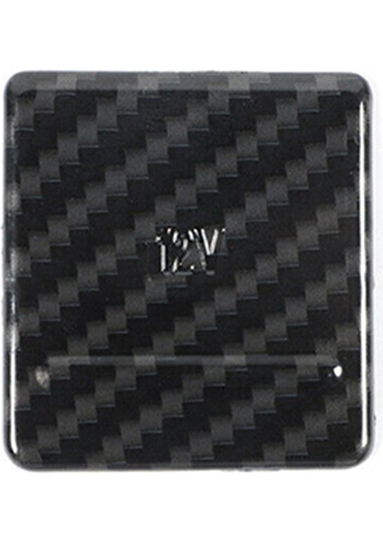 - 2010 2011 2012 2013 2014 Için Çakmak Trim Kapağı Abs Etiket Iç Aksesuarları (Karbon Fiber) (Yurt Dışından)