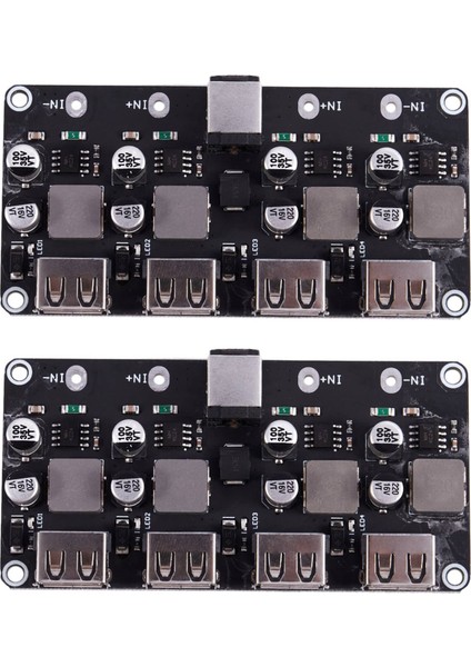 2x 4 Kanal USB Qc3.0 Qc2.0 Dc-Dc Dönüştürücü Şarj Modülü 6-32V 9V 12V 24V Şarj Cihazı Devre 3V 5V (Yurt Dışından)
