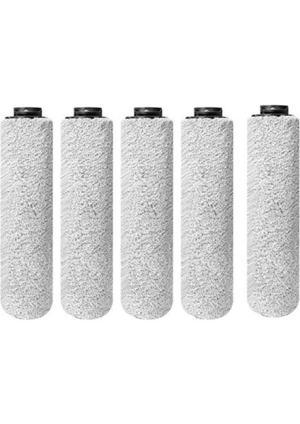 5 Adet Rulo Fırça Kat Bir Buhar Akülü Islak Kuru Zemin Yıkama Elektrikli El Süpürgesi Yedek Parça (Yurt Dışından)