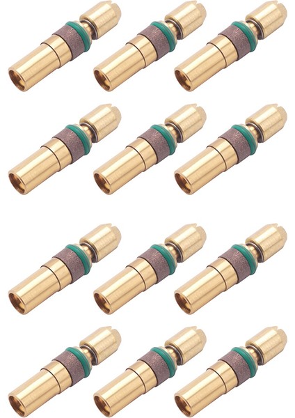 12 Adet Üç Kademeli Piston Kafası Yüksek Basınçlı Bakır Kafa 6mm 30MPA Yüksek Basınç Pompası Piston Parçaları (Yurt Dışından)