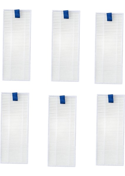 6 Adet Hepa Filtre 360 S6 Robotik Elektrikli Süpürge Filtre Aksesuarları Yedek Filtre (Yurt Dışından)