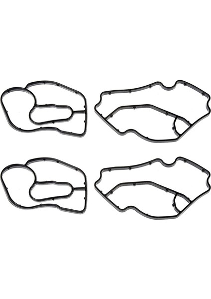 4 Adet Siyah Kauçuk Yağ Filtre Yuvası Contası Için Fit ML320 ML350 R320 Sprinter 6421840080 6421801410 (Yurt Dışından)