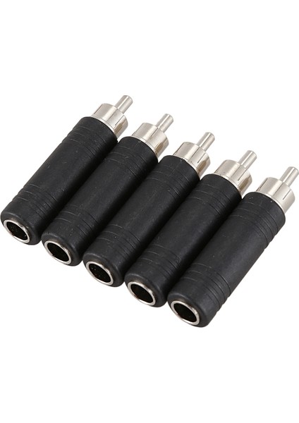 5X6.35MM 1/4 Inç Mono Dişi Jack - Rca Erkek Fiş Ses Adaptör Kablosu Dönüştürücü (Yurt Dışından)