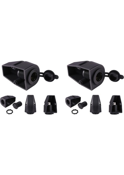 2x Araba 12V Su Geçirmez Çakmak Güç Soketi Adaptörü (Yurt Dışından)