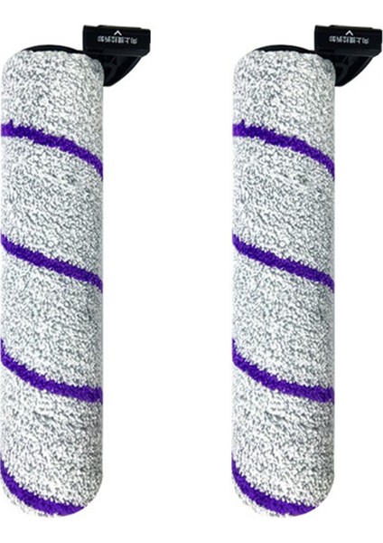 Zemin Scrubber S1 Ev Dezenfektan Kenar Kendi Kendini Temizleme ve Sürükleme Entegre Makine Için 2pcs Rulo Fırça (Yurt Dışından)