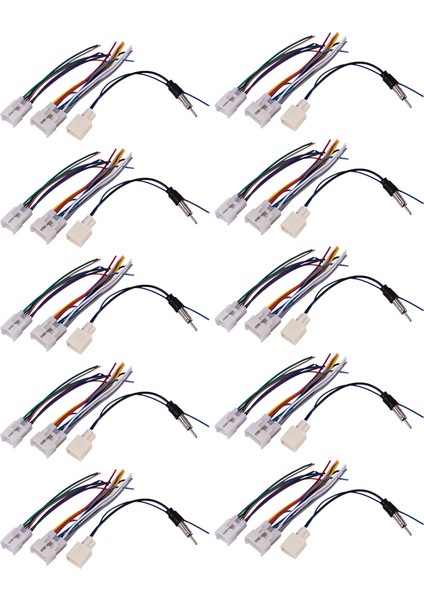 Anten Adaptör Kablosu ile 20X Araba Stereo CD DVD Kablo Demeti (Yurt Dışından)