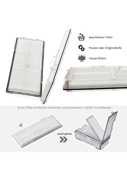 S8 S8 Pro Ultra S8+ Için Yedek Parçalar Duo Rulo Ana Yan Fırçalar Paspas Bezleri Hepa Filtreler Aksesuarları (Yurt Dışından) fırsatları