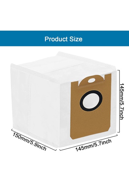 M7PRO, M7MAX, M8PRO Robot Süpürge Aksesuarları Vakum Torbası Için Yedek Parçalar Toz Torbası (Yurt Dışından)