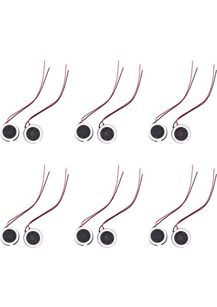 12 Adet 15MM Yuvarlak Mıknatıs Manyetik Tweeter Hoparlör Korna 8 Ohm 1W (Yurt Dışından)