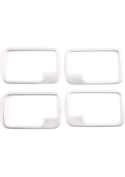 Araba Iç Kapı Kolu Kase Çerçeve Kapak Kalıplama Trim Çıkartmalar 3 2004-2009 Için (Gümüş) (Yurt Dışından)