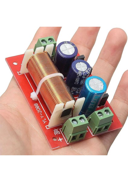 Hoparlör Için 3x 400W Hoparlör Geçişi 2 Yollu Yüksek-Düşük 4-16 Ohm Frekans Bölücü (Yurt Dışından)