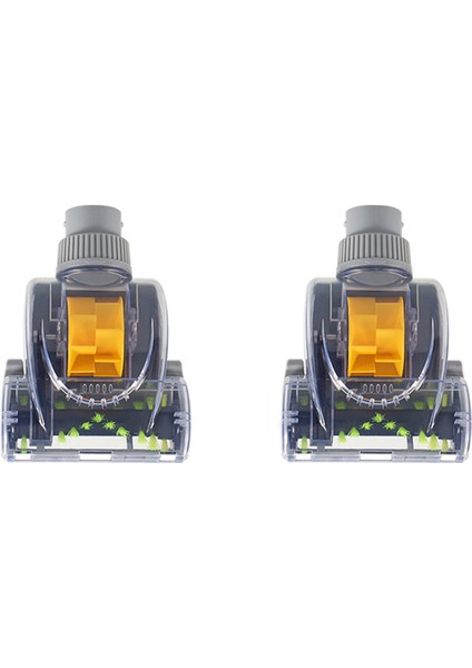 2x Evrensel Vakum Turbo Zemin Fırçası Evcil Hayvan Saç Yatak Halı Temizleme Toz Toplayıcı Fırça Kafası Temizleyici Parçaları (Yurt Dışından)