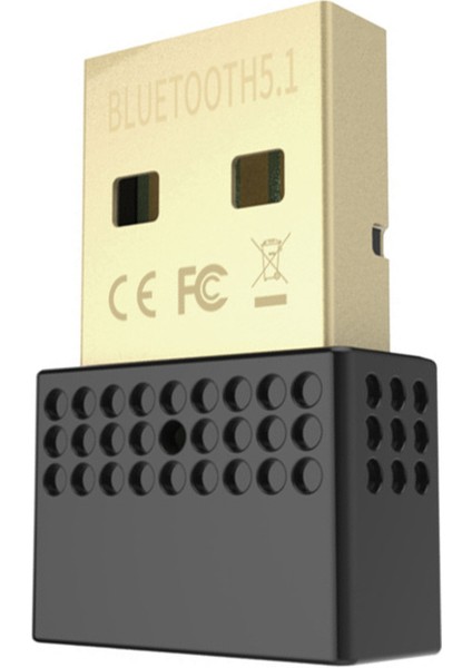 USB Bluetooth 5.1 Adaptörü, Ses Alıcısı ve Verici, Bilgisayar Yazıcı Kulaklığı Için, Win8.1/10/11 Için Sürücüsüz (Yurt Dışından)