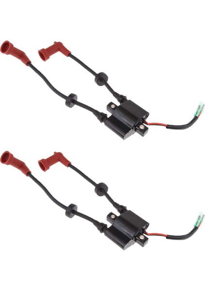 2x Dıştan Takma Ateşleme Bobini Takma F9.9 13.5 15 20 25HP 40HP 6F5-85570-10, 6F5-85570-11 Parçaları Değiştirin (Yurt Dışından)