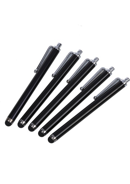 4g 3g 3gs 4s Siyah Için 5 Metal Stylus Kalem (Yurt Dışından)