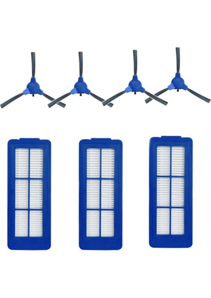 Hepa Filtre Yan Fırça Robovac 11SMAX 15C Max G30 30C Max Elektrikli Robot Temizleyici Yedek Yedek Parça (Yurt Dışından)
