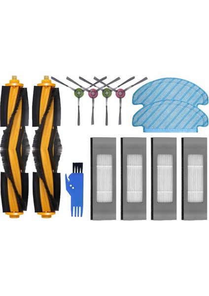 Debot Ozmo T8 / T8 / T8 Max Debot N8 / N8 Plus / N8 Pro Yedek Parça Ana Yan Fırça Hepa Filtre (Yurt Dışından)