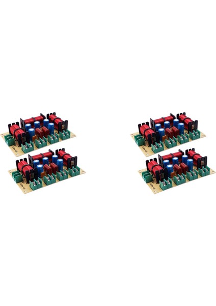4 Adet 4 Yollu Hoparlör Tiz Bas Frekans Bölücü Ev Sineması Hifi Stereo Devre Stereo Ses Geçiş Filtreleri (Yurt Dışından)