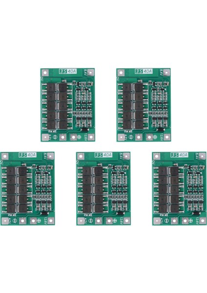 5x 3s 40A 18650 - Matkap Motoru Için Lityum Pil Şarj Cihazı Koruma Kartı Pcb Bms 11.1V 12.6V Hücre Modülü (Yurt Dışından)