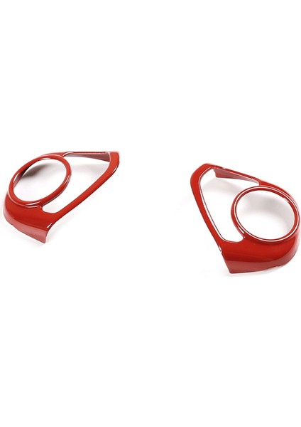 Araba Direksiyon Paneli Dekoratif Çerçeve Düğme Kapağı Trim Için Brz 86 2017-2021 Aksesuarları, 2 Adet (Yurt Dışından)