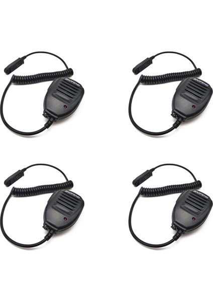 -UV9R UV9R -A58 A58 Uv-Xr GT-3WP -9700 Uv-9r Plus Radyo Walkie Talkie Için 4x Mikrofon Hoparlör Mikrofon (Yurt Dışından)