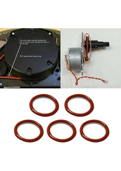 5 Paket Yedek Yan Fırça Motoru O-Ring Tahrik Kayışı D75 D80 D85 70 75 80 85 Elektrikli Süpürge Contası (Yurt Dışından) fiyatları