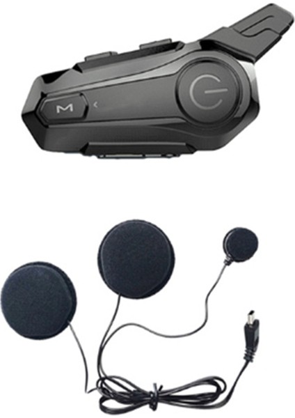 Motosiklet Bluetooth Kask Interkom Cnc Gürültü Azaltma Fonksiyonu ile Evrensel Eşleştirme Su Geçirmez Kulaklık A (Yurt Dışından)