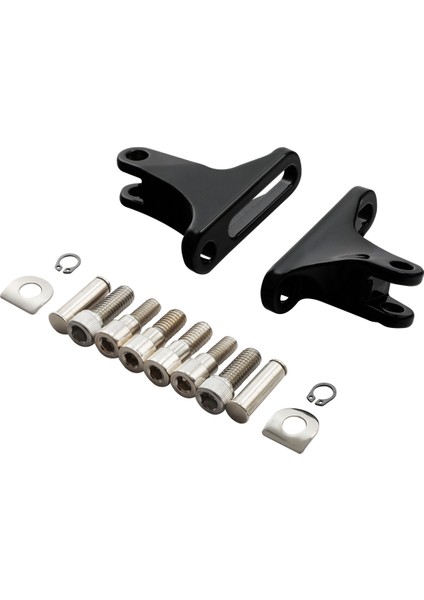 Glide Classic Flhtc 93-Later Touring Arka Yolcu Mini Ayak Peg Için 1 Çift Siyah Basamak Montaj Kiti (Yurt Dışından)