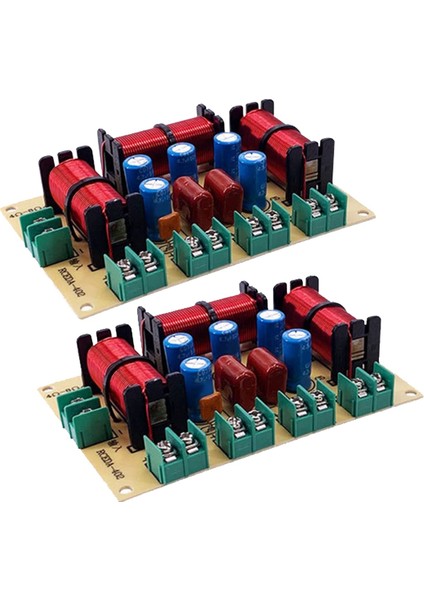 2 Adet 4 Yollu Hoparlör Bas Frekans Bölücü Ev Sineması Hifi Stereo Devre Stereo Ses Geçiş Filtreleri (Yurt Dışından)