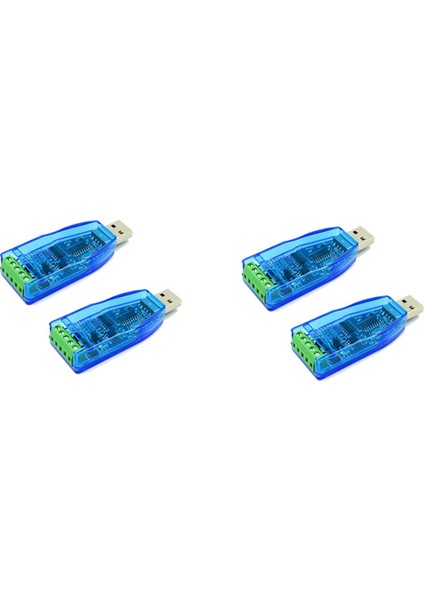 4 Adet USB RS485 Dönüştürücü Izolasyon Modülü Yükseltme Endüstriyel Esd Koruma CH340E STANDART-485 Konnektör Kartı (Yurt Dışından)