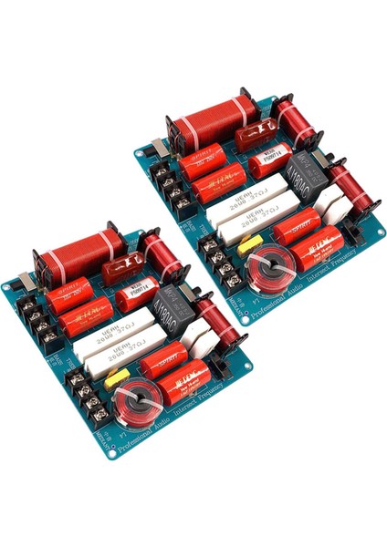 2x 350 W Frekans Bölücü Kurulu Ktv Hoparlör Crossover Ses Tiz Mediant Bas 3 Yollu Crossover Bölücü (Yurt Dışından)