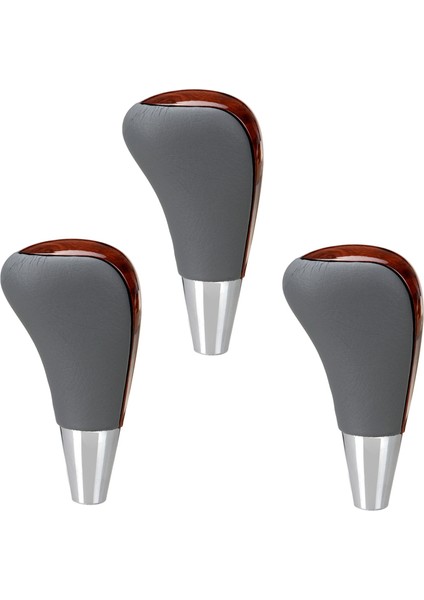 3x Ahşap Tahıl Araba Vites Topuzu / Fortuner Crown Cruiser Kolu Vites Sopa Siyah (Yurt Dışından)