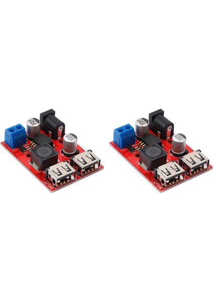 2x LM2596S Çift USB Dc-Dc 9V 12V 24V 36V 5V 3A Dönüştürücü Kurulu Şarj Cihazı Güneş Enerjisi Kaynağı Modülü (Yurt Dışından)