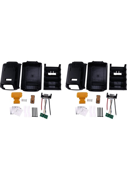 10 Çekirdekli 18V/20V Için 2x - Pil Değiştirme Plastik Kutu Seti DCB180 - Pil Kabuğu (Pil Hücresi Yok) (Yurt Dışından)