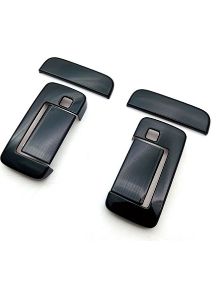 Adet Parlak Siyah Dış Yan Kapı Kolu Çerçeve Kapak Trim Için Akıllı Delik ile Atraı / Cargo 2022+ (Yurt Dışından)