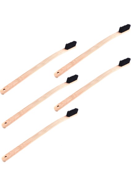 5x Otomatik Motor Temizleme Fırçası Araba Jant Jant Lastik Temizleme Çok Fonksiyonlu Bambu Saplı Yele Fırçalar Araba Yıkama Temizleme (Yurt Dışından)