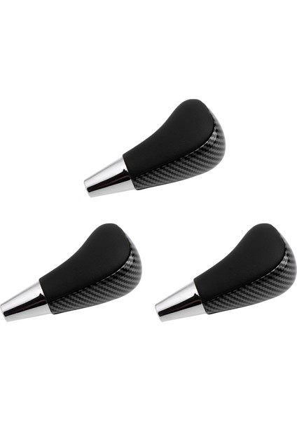 3x Karbon Vites Topuzu Vites Topuzu Çubuk Headball Için ES300 ES330 ES350 GS300 (Yurt Dışından)