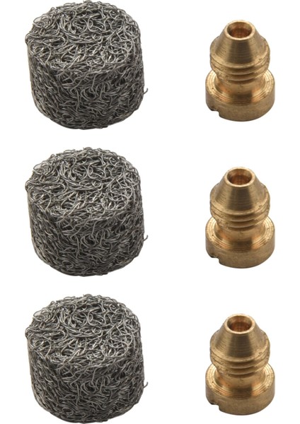 3x Köpük Topu Orifis Nozul Uçları ve Köpük Yapıcı, 1,1 mm Iplik Nozulu ve Kar Köpüğü Için Örgü Filtre, 3000 (Yurt Dışından)
