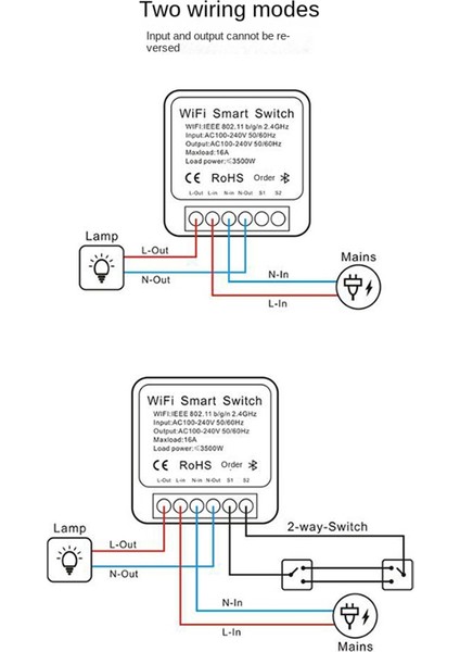 Wifi Akıllı Anahtar Mini Gizli Kesici Alexa Cep Telefonu Zamanlama Çift Kontrol Anahtarı (Yurt Dışından)
