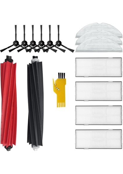 S8 S8+ Robot Süpürge Aksesuarları Yedek Parçalar 1 Takım Ana Fırça Filtreler Yan Fırçalar Moplar (Yurt Dışından)