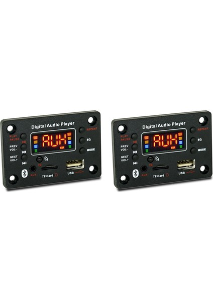 2x Bluetooth Modülü Araç Ses Mp3 Dekoder Bluetooth Mp3 Dekoder Kurulu Güç Amplifikatörü Kurulu Harici Mikrofon Fonksiyonu (Yurt Dışından)