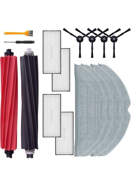 S8 / S8 + / S8 Pro Ultra Ana Yan Fırça Hepa Filtre Paspas Bezi Elektrikli Süpürge Yedek Parçaları (Yurt Dışından)