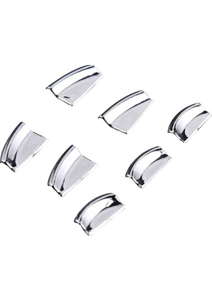 Model S / x Aksesuarları Için 7pcs Araba Krom Iç Kapı Anahtarı Şekillendirici Trimler (Yurt Dışından)