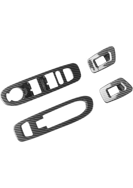 Pusula 2017-2020 Mat Iç Aksesuarları Pencere Kaldırma Anahtarı Düğme Kapağı Düzeltir Kapı Kol Dayama Paneli Çerçeve (Yurt Dışından)