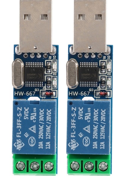 2x Lcus - Tip 1 USB Röle Modülü USB Akıllı Anahtar Kontrolü (Yurt Dışından)