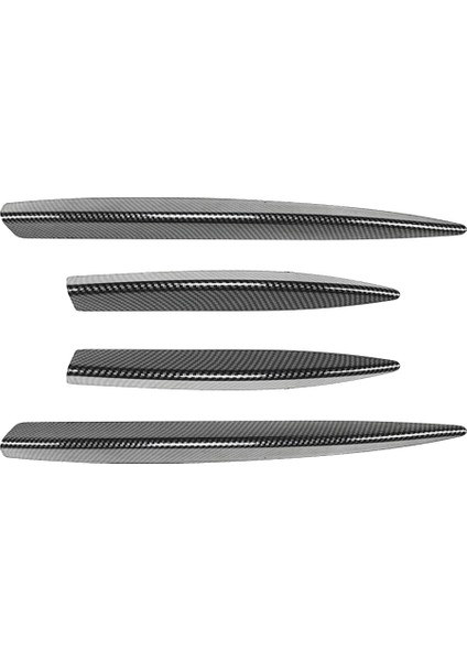 Karbon Fiber Ön Dudak Ön Izgara Trim Için A Sınıfı W177 A180 2023+ 2018+ Araba Spoiler Etiket (Yurt Dışından)