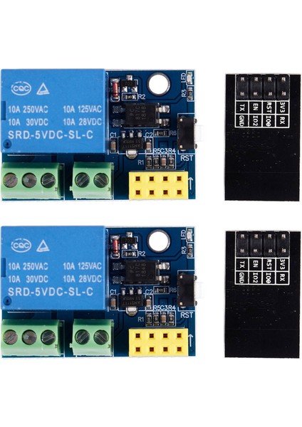 2x ESP8266 ESP-01S 5V Wifi Röle Modülü Telefon App ESP01S Için Uzaktan Kumanda Anahtarı (Yurt Dışından)