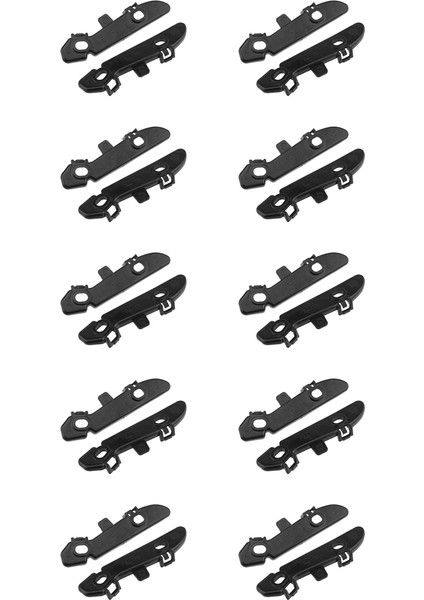 10X Ön Alt Tampon Destek Ray Braketleri Montajları 51117279711/51117279712 - 3 Serisi F30 F31 F35 F80 Için (Yurt Dışından)